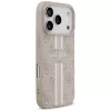 Guess 4G Printed Stripes MagSafe -kotelo iPhone 17 Pro (pinkki)