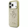 Guess Fixed Glitter Big 4G -suojakotelo Apple iPhone 17 Pro, kulta