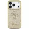 Guess Fixed Glitter Big 4G -suojakotelo Apple iPhone 17 Pro, kulta