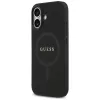 Guess Saffiano Classic Logo MagSafe -kotelo iPhone 17, musta
