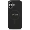 Guess Saffiano Classic Logo MagSafe -kotelo iPhone 17, musta