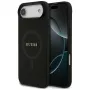 Guess Saffiano Classic Logo MagSafe -kotelo iPhone Air, musta