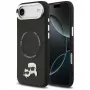 KARL LAGERFELD Karl & Choupette Pins MagSafe -kotelo iPhone Air, musta