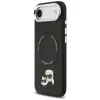 KARL LAGERFELD Karl & Choupette Pins MagSafe -kotelo iPhone Air, musta