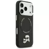 KARL LAGERFELD Karl & Choupette Pins MagSafe -kotelo Apple iPhone 17 Pro - musta