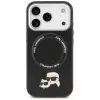 KARL LAGERFELD Karl & Choupette Pins MagSafe -kotelo Apple iPhone 17 Pro - musta