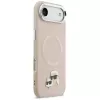 KARL LAGERFELD Karl & Choupette Pins MagSafe -kotelo iPhone Air, pinkki