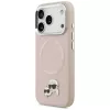 Karl Lagerfeld Karl & Choupette Pins MagSafe -kotelo iPhone 17 Pro, pinkki