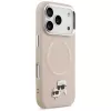 Karl Lagerfeld Karl & Choupette Pins MagSafe -kotelo iPhone 17 Pro, pinkki
