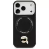 KARL LAGERFELD Karl Pin MagSafe -kotelo Apple iPhone 17 Pro - musta