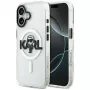 KARL LAGERFELD IML Karl Sketch Logo MagSafe -kotelo Apple iPhone 17, läpinäkyvä