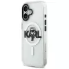 KARL LAGERFELD IML Karl Sketch Logo MagSafe -kotelo Apple iPhone 17, läpinäkyvä