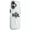 KARL LAGERFELD IML Karl Sketch Logo MagSafe -kotelo Apple iPhone 17, läpinäkyvä