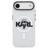Karl Lagerfeld IML Karl Sketch Logo MagSafe -kotelo iPhone Air, läpinäkyvä