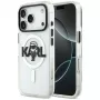 KARL LAGERFELD IML Karl Sketch Logo MagSafe -kotelo iPhone 17 Pro, läpinäkyvä