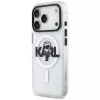 KARL LAGERFELD IML Karl Sketch Logo MagSafe -kotelo iPhone 17 Pro, läpinäkyvä