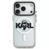 KARL LAGERFELD IML Karl Sketch Logo MagSafe -kotelo iPhone 17 Pro, läpinäkyvä