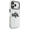 KARL LAGERFELD IML Karl Sketch Logo MagSafe -kotelo iPhone 17 Pro, läpinäkyvä