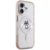 Karl Lagerfeld IML Choupette Sketch Logo MagSafe -kotelo iPhone 17, pinkki
