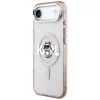 Karl Lagerfeld IML Choupette Sketch Logo MagSafe -kotelo iPhone Air, pinkki