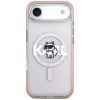 Karl Lagerfeld IML Choupette Sketch Logo MagSafe -kotelo iPhone Air, pinkki