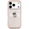 Karl Lagerfeld IML Choupette Sketch Logo MagSafe -suojakotelo iPhone 17 Pro - pinkki