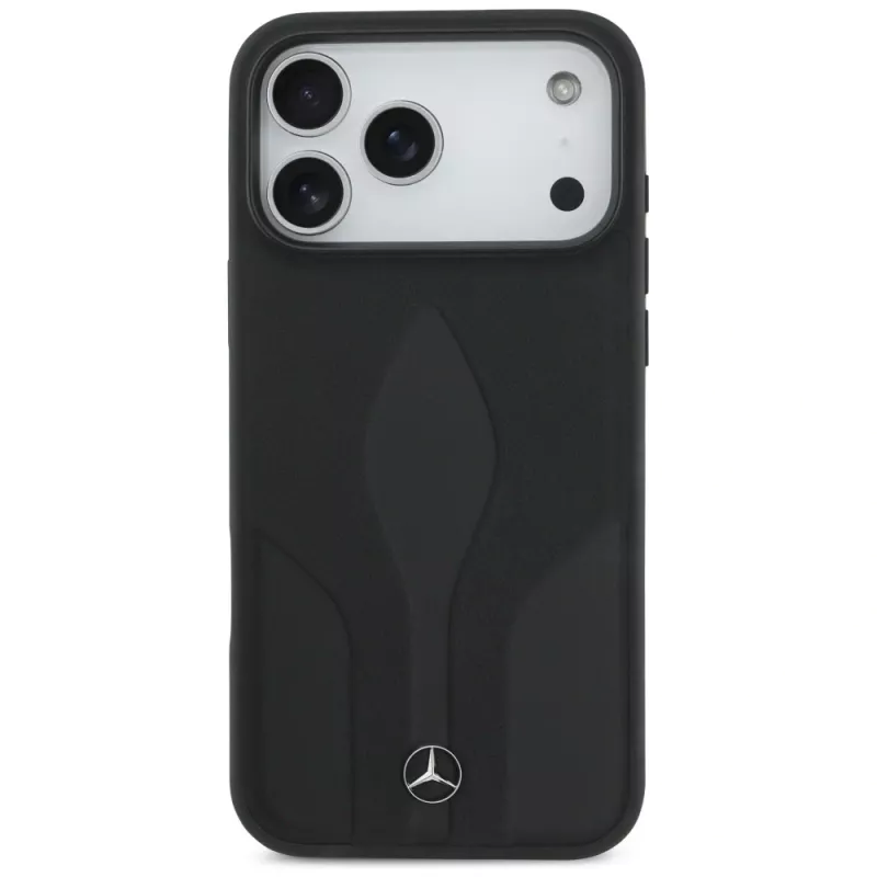 Mercedes Leather The Move MagSafe -suojakotelo iPhone 17 Pro Max - musta