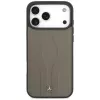 Mercedes Leather The Move MagSafe -suojakotelo iPhone 17 Pro Max - taupe