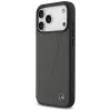 Mercedes Leather Large Laurel Leave MagSafe -suojakotelo iPhone 17 Pro Max - antrasiitti