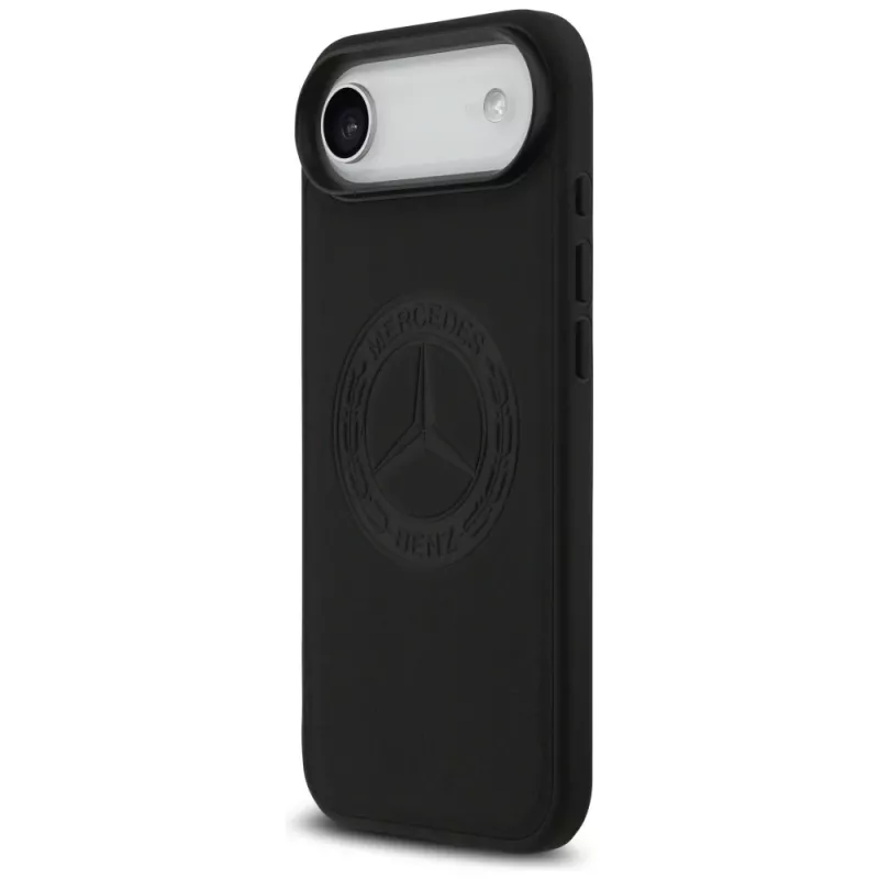 Mercedes Vintage Logo nahkainen MagSafe-suojakuori iPhone Air -puhelimelle musta