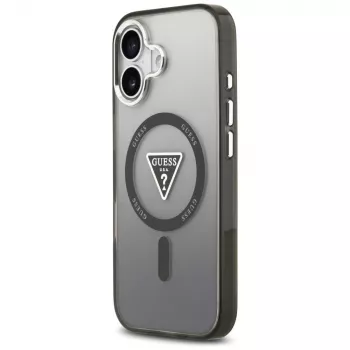 Guess IML Gradient Triangle Logo MagSafe -suojakotelo iPhone 17 - musta