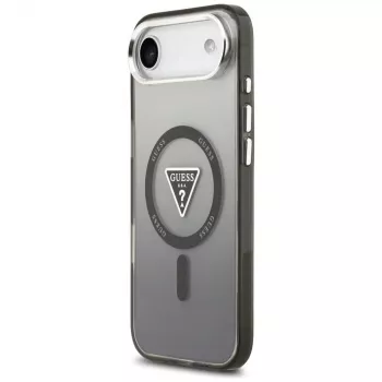 Guess IML Gradient Triangle Logo MagSafe -suojakotelo iPhone Air - musta