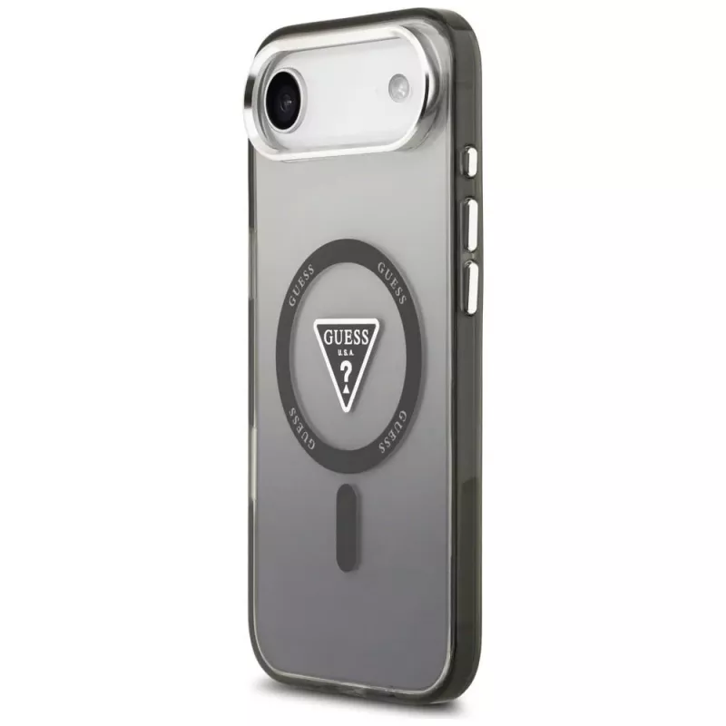 Guess IML Gradient Triangle Logo MagSafe -suojakotelo iPhone Air - musta