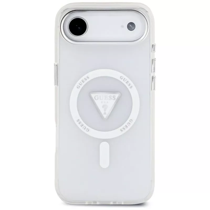 Guess IML Gradient Triangle Logo MagSafe -suojakotelo iPhone Air - läpinäkyvä