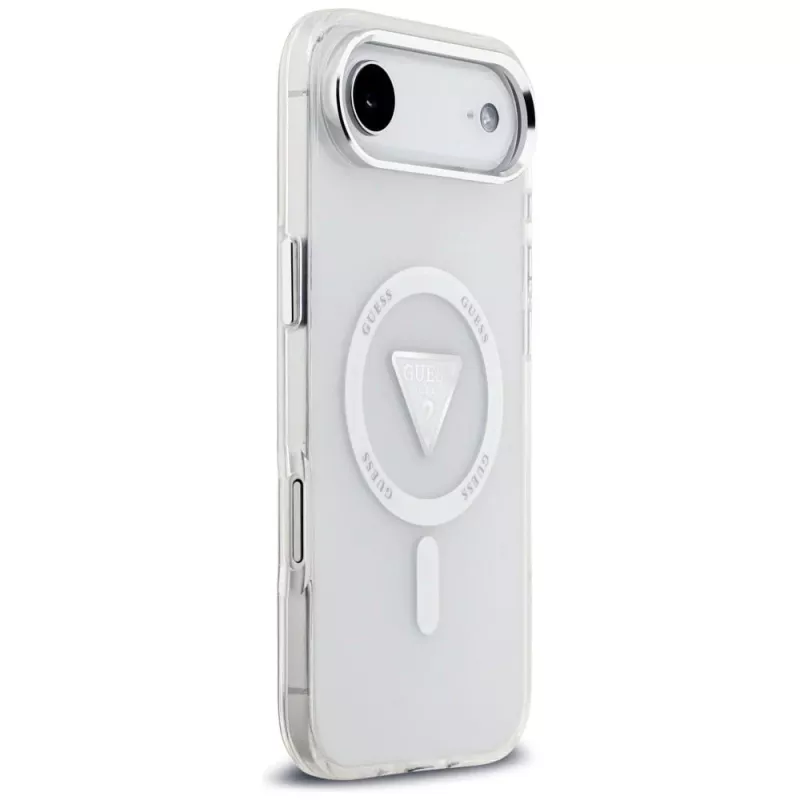 Guess IML Gradient Triangle Logo MagSafe -suojakotelo iPhone Air - läpinäkyvä