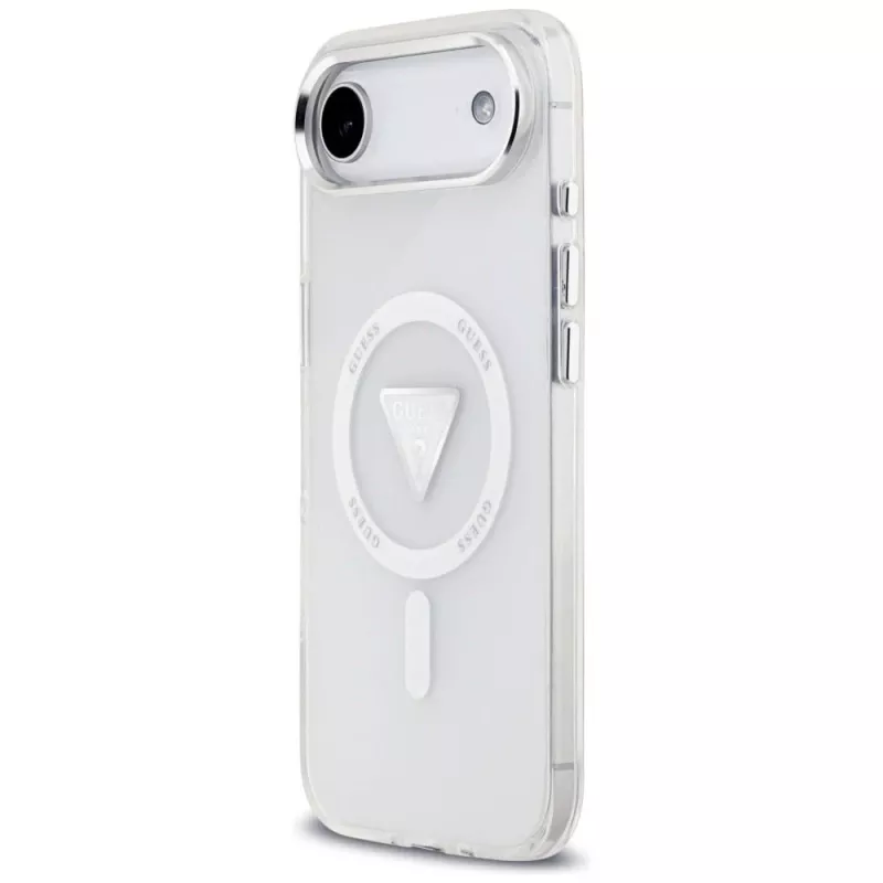 Guess IML Gradient Triangle Logo MagSafe -suojakotelo iPhone Air - läpinäkyvä