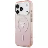 Guess IML Gradient Triangle Logo MagSafe -suojakotelo Apple iPhone 17 Pro - pinkki