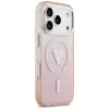 Guess IML Gradient Triangle Logo MagSafe -suojakotelo Apple iPhone 17 Pro - pinkki