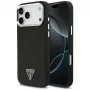Guess Glitter Triangle Logo MagSafe -suojakotelo iPhone 17 Pro Max - musta