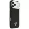 Guess Glitter Triangle Logo MagSafe -suojakotelo iPhone 17 Pro Max - musta
