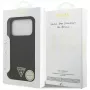 Guess silikoni Triangle Logo MagSafe -suojakotelo iPhone 17 Pro Max (musta)
