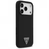 Guess silikoni Triangle Logo MagSafe -suojakotelo iPhone 17 Pro Max (musta)