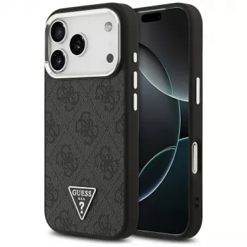 Guess 4G Triangle Logo MagSafe -kuori iPhone 17 Pro (musta)