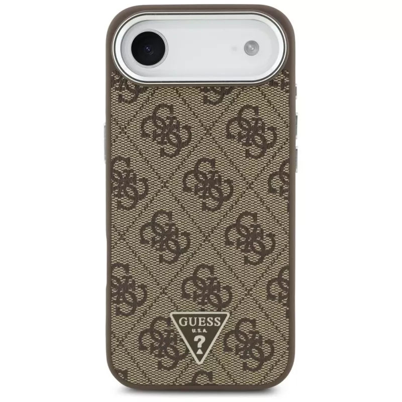 Guess 4G Triangle Logo MagSafe -kuori iPhone Air - ruskea