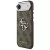 Guess GUHCP17MP4G4SMCW 4G Big 4G Classic Logo -kuori iPhone Air – ruskea / hopea