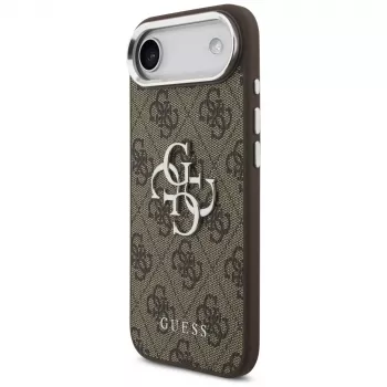 Guess GUHCP17MP4G4SMCW 4G Big 4G Classic Logo -kuori iPhone Air – ruskea / hopea
