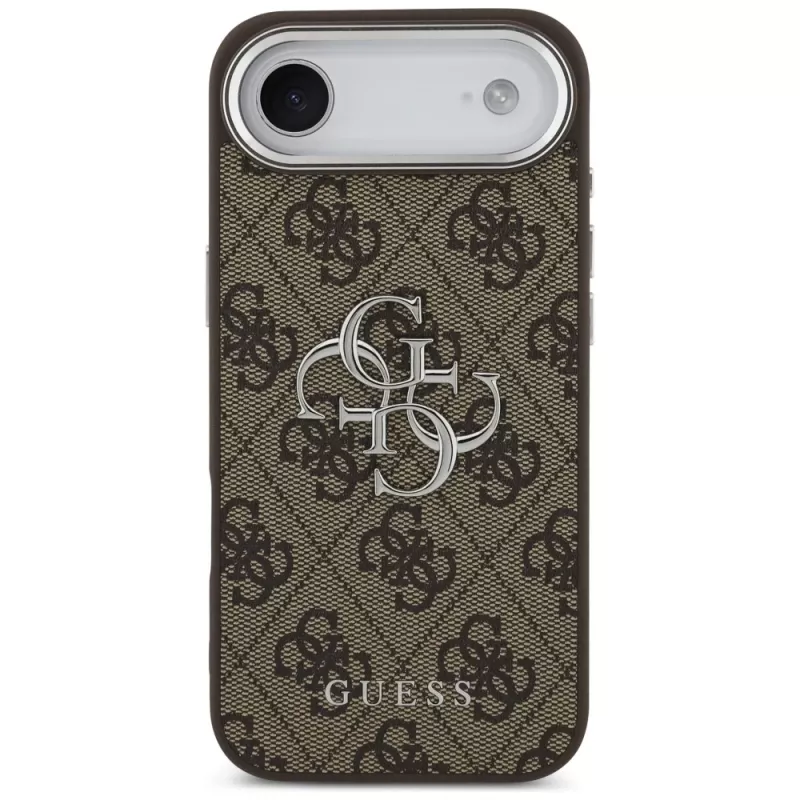 Guess GUHCP17MP4G4SMCW 4G Big 4G Classic Logo -kuori iPhone Air – ruskea / hopea
