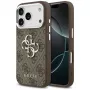 Guess 4G Big 4G Classic Logo -kuori iPhone 17 Pro (ruskea / hopea)