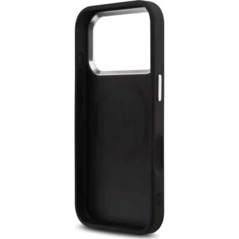 Guess 4G Classic Logo MagSafe -kuori iPhone 17 Pro (musta)
