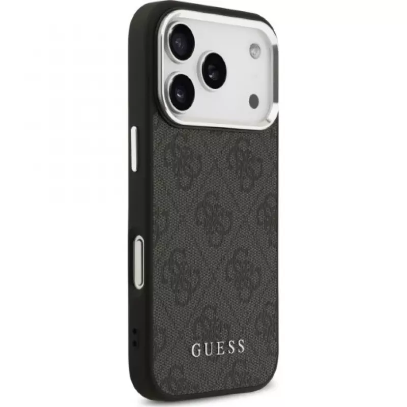 Guess 4G Classic Logo MagSafe -kuori iPhone 17 Pro (musta)